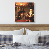 Santa's Cosy Nook Leinwanddruck (Insitu (Schlafzimmer))
