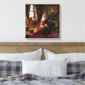 Santa's Cosy Nook Leinwanddruck (Insitu (Schlafzimmer))