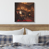 Santa's Cosy Nook Leinwanddruck (Insitu (Schlafzimmer))
