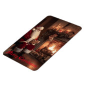 Santa's Cosy Nook Magnet (Linke Seite)
