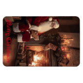 Santa's Cosy Nook Magnet (Horizontal)