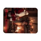 Santa's Cosy Nook Magnet (Horizontal)