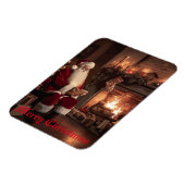 Santa's Cosy Nook Magnet (Linke Seite)
