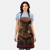 Santa's Cosy Nook Schürze (Getragen)