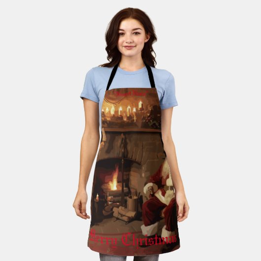 Santa's Cosy Nook Schürze (Getragen)