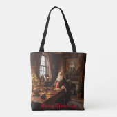 Santa's Cosy Nook Tasche (Rückseite)