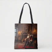 Santa's Cosy Nook Tasche (Vorderseite)