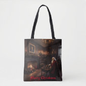 Santa's Cosy Nook Tasche (Vorderseite)