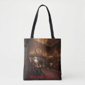 Santa's Cosy Nook Tasche (Vorderseite)