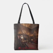 Santa's Cosy Nook Tasche (Rückseite)