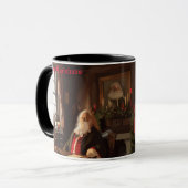 Santa's Cosy Nook Tasse (Vorderseite Links)