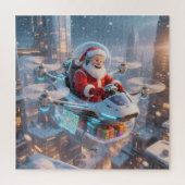 Santa's Cyber-Sleigh: Futuristic Drone Delivery Puzzle (Vertikal)