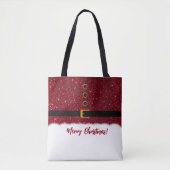Santas Dazzling Red Outfit- Weihnachtszeit- Tasche (Vorderseite)