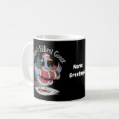 Santa's dümmste Gans Eine geschmacklose Weihnachts Kaffeetasse (Vorderseite Links)
