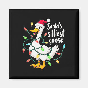 Santa's dümmster Gans Lustiger Weihnachts-T-Shirt  Magnet