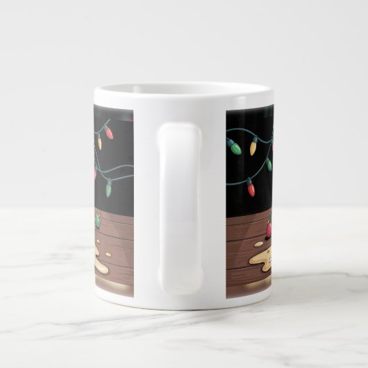 Santa's Eggnog Spa Jumbo-Tasse (Rückseite)