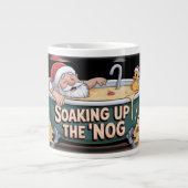 Santa's Eggnog Spa Jumbo-Tasse (Vorderseite)