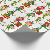 Santa's Elfen Geschenkpapier (Ecke)