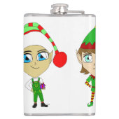 Santas elves flachmann (Rückseite)