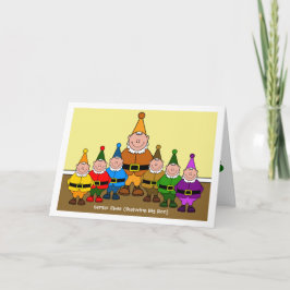 Santas Elves (mit Big Ron) Feiertagskarte