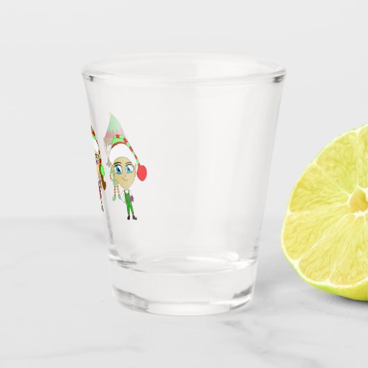 Santas elves schnapsglas (Rechts)