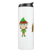 Santas elves thermosbecher (Nach links gedreht)