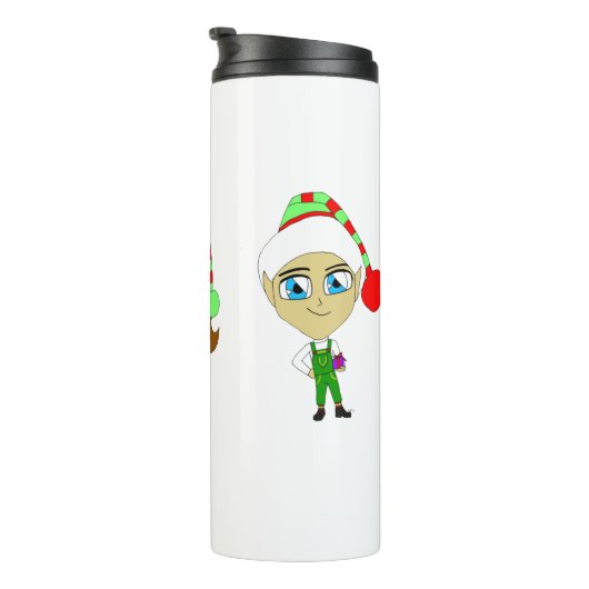 Santas elves thermosbecher (Nach rechts gedreht)