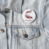 Santa's Express Vintage Weihnachten Button (Beispiel)