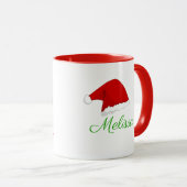 Santas Favoriate Nurse Niedliche Weihnachtsfeier T Tasse (VorderseiteRechts)
