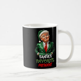 Santas Favorit Präsident Funny Santa Trump 2024 Kaffeetasse