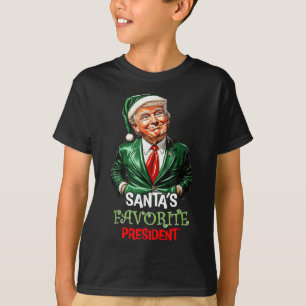 Santas Favorit Präsident Funny Santa Trump 2024 T-Shirt