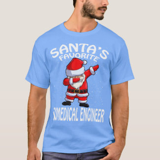Santas Favorite Biomedical Engineer Weihnachten T-Shirt