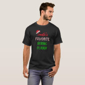Santas Favorite Boxing Player Funny Boxing Christ T-Shirt (Vorne ganz)