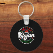 Santa's Favorite Cajun Christmas Pajama Family Mat Schlüsselanhänger (Vorderseite)