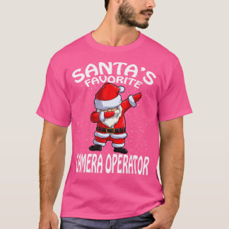 Santas Favorite Camera Operator Weihnachten T-Shirt
