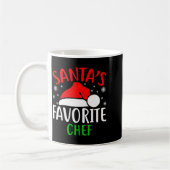 Santas Favorite Chef Funny Christmas Xmas Santa Lo Kaffeetasse (Links)