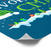 Santa's Favorite Cma Fun Christmas Medical Istant  Poster (Ecke)