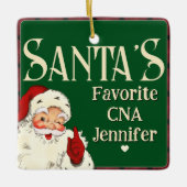 Santas Favorite CNA Keramikornament (Vorderseite)