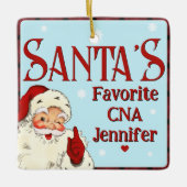 Santas Favorite CNA Keramikornament (Vorderseite)