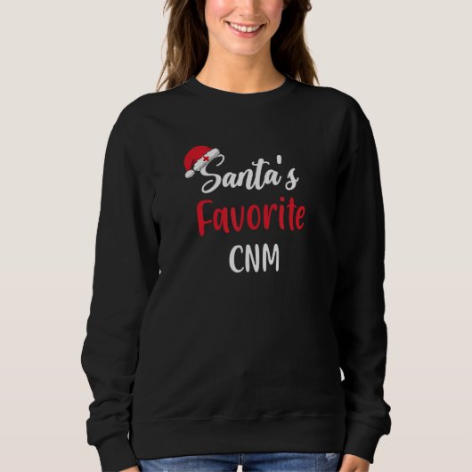 Santas Favorite CNM   Christmas   Sweatshirt (Vorderseite)