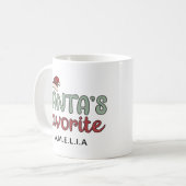 Santas Favorite Custom Kaffeetasse (Vorderseite Links)