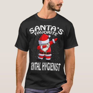 Santas Favorite Dental Hygienic Weihnachten T-Shirt