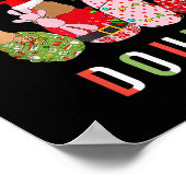 Santa's Favorite Doula Nurse Christmas Stpartum Mi Poster (Ecke)