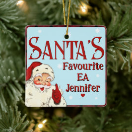Santas Favorite EA Keramikornament