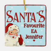 Santas Favorite EA Keramikornament (Vorderseite)