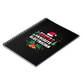 Santas Favorite Electrical Weihnachtsgeschenk Notizblock (Linke Seite)