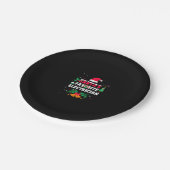 Santas Favorite Electrical Weihnachtsgeschenk Pappteller (Schrägansicht)