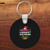 Santas Favorite Electrical Weihnachtsgeschenk Schlüsselanhänger (Vorderseite)