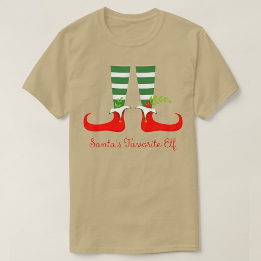 Santas Favorite Elf T-Shirt (Design vorne)