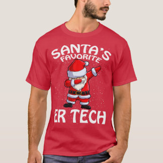 Santas Favorite Er Tech Weihnachten T-Shirt